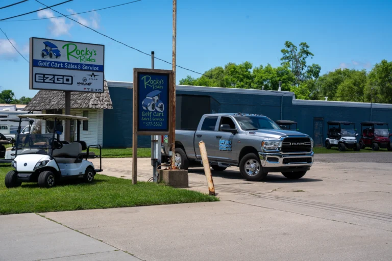 Rocky’s Rides showroom at 1275 Lincoln Road in Allegan